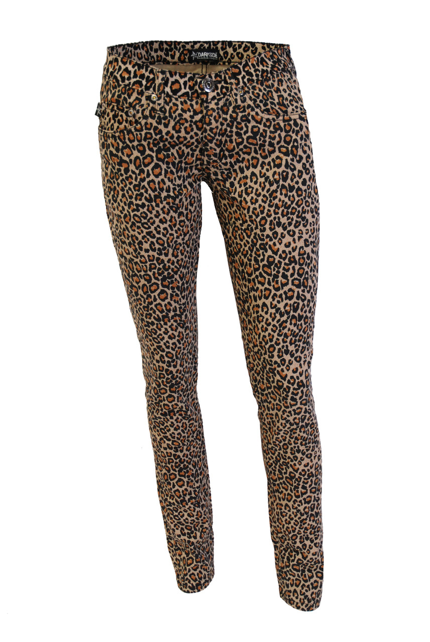 Leopard stretch outlet jeans