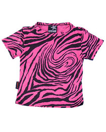 Pink Zebra Kids T shirt