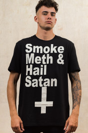 Smoke Meth Hail Satan T-Shirt (25)
