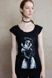 Snow White Skeleton Fitted T Dress