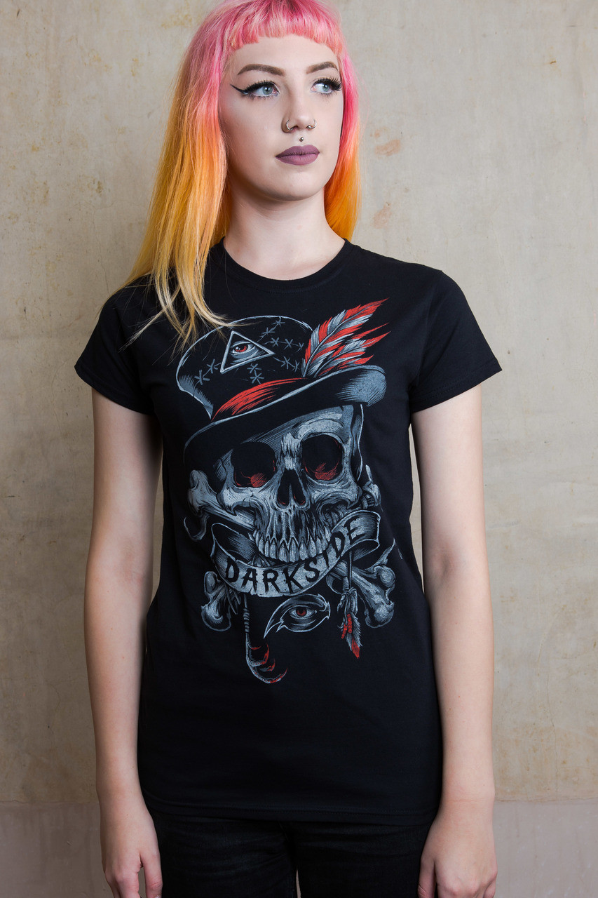 womens skull tshirt