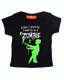 When Grow Up Zombie Baby T Shirt