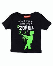 When I Grow Up Zombie Kids T Shirt