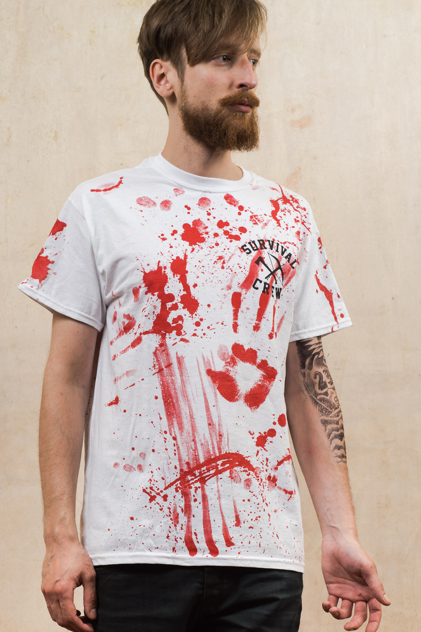 Zombie Killer 13 White T-Shirt - Darkside ®