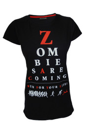 Zombie Sight Womens Black T Shirt