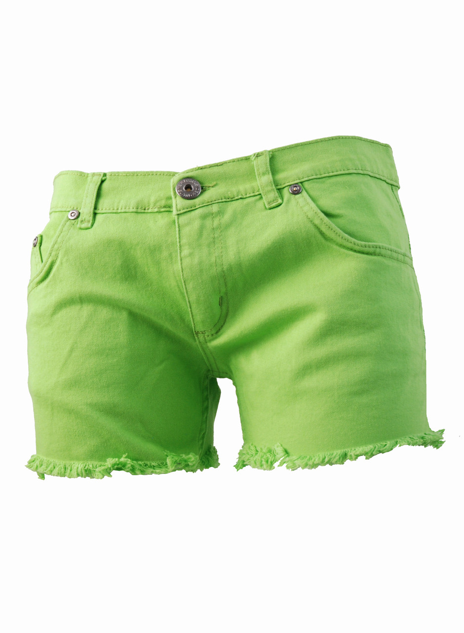 green hot pants