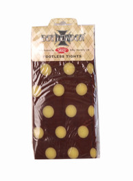 Brown With Yellow Spots Footless Tights
