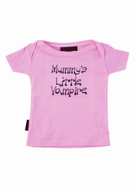 Pink Lil Vampire Kids T Shirt