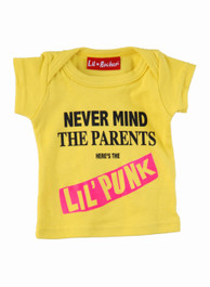 Yellow Never Mind The Parents Kids T-Shirt