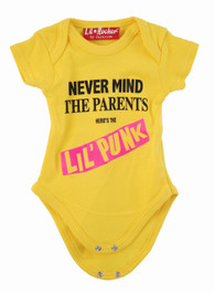 Yellow Nevermind The Parents Baby Grow