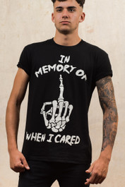 In Memory Of When I Cared Mens T Shirt