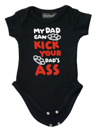 My Dad Can Kick Your Dads Ass Baby Grow