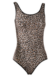 Natural Leopard Body Suit