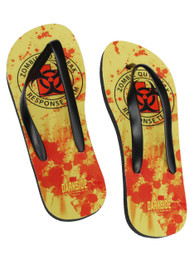 Zombie Response Yellow Flip Flops