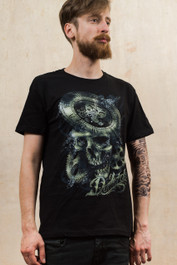Clockwork Skull Mens T-Shirt