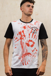 Zombie Killer 13 Black Back Baseball T-Shirt