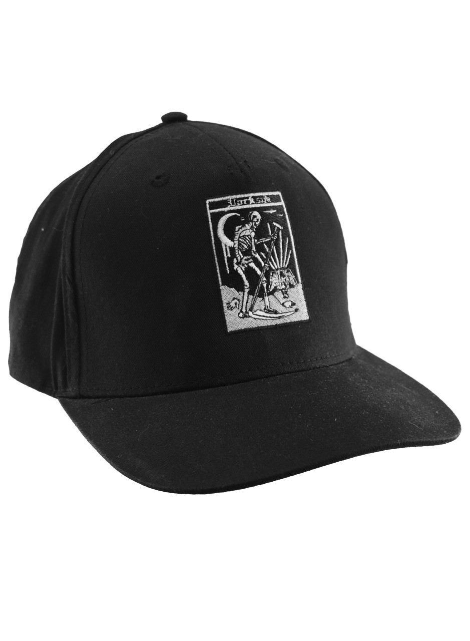 Death Tarot Card Black Snapback Cap