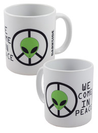 Alien We Come In Peace Mug