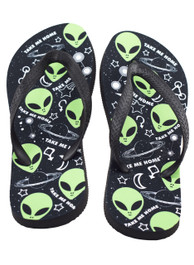 Alien Take Me Home Flip Flops
