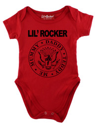 Red Lil Rocker Grow (Black Print)