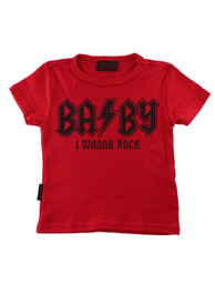 Red Wanna Rock Kids T-Shirt