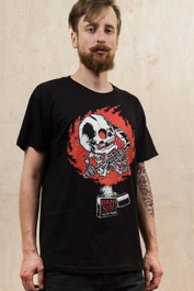 Zippo Skull Mens T Shirt
