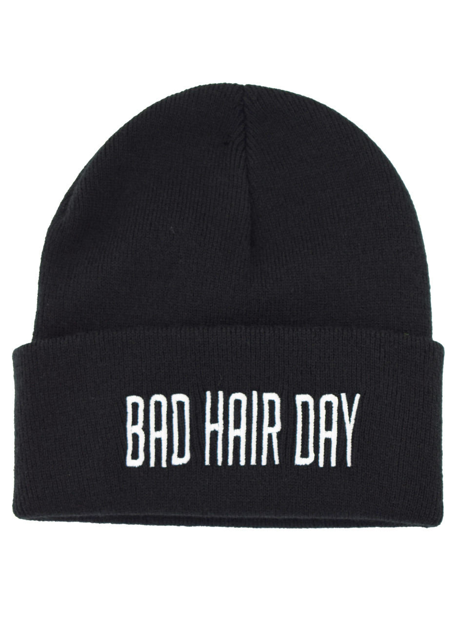 bad hair day hat beanie