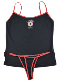 I Donut Care Thong Set With Red Trim