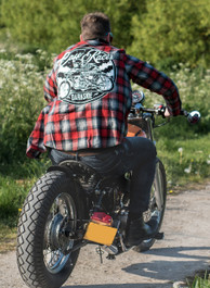 Cafe Racer Checked Flannel Shirt 
