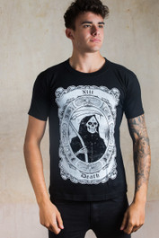 Smoking Reaper Mens T Shirt