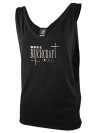 Bitchcraft Embroidered Drop Armhole Womens Vest