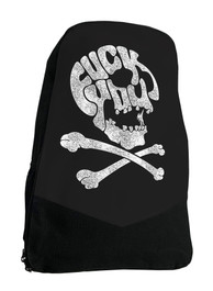 F ck You Skull Gothic Darkside Backpack Laptop Bag