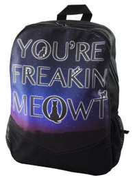 Freakin Meowt Cat Backpack Laptop Bag
