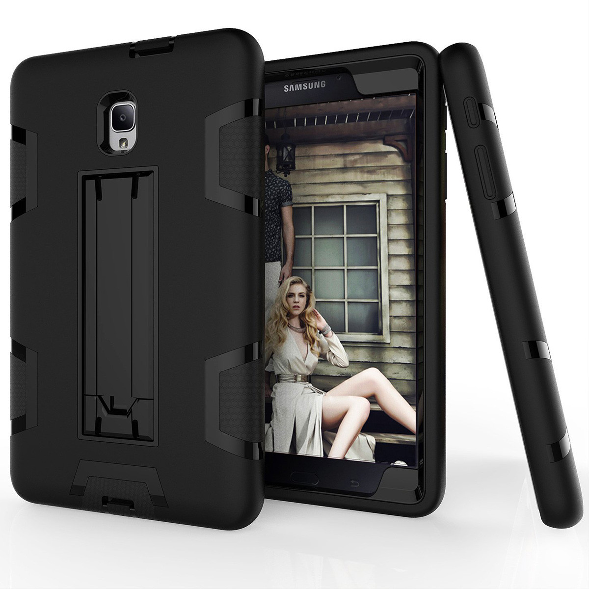Samsung Galaxy Tab A 8.0 (2017) Heavy Duty Shockproof Stand Case - New Case