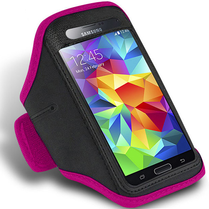 Pink Active Sports Armband Case for Samsung Galaxy S5 ...