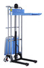 Semi Electric Mini Pallet Stacker with platform