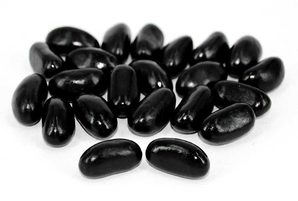 Black Jelly Beans Mini 1kg lolliland | Confectionery World