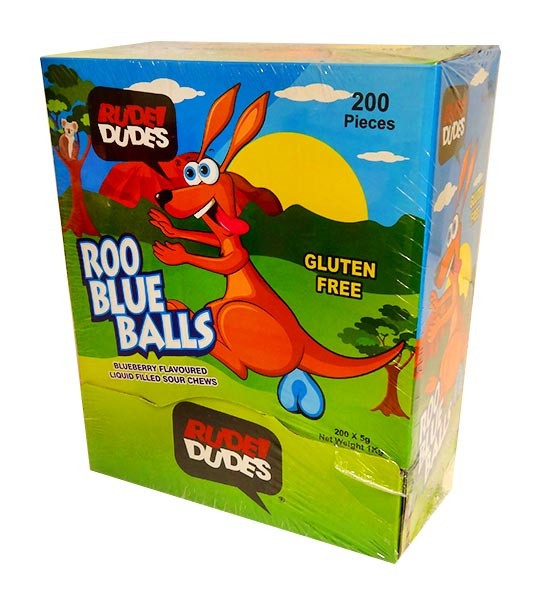 dog blue balls