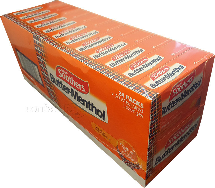 Butter Menthol 24 boxes Confectionery World