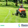 Mobile Plant (Triplex Reel Mower) SWMS | Safe Work Method Statement