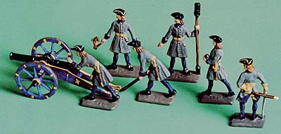 18th Century Artillery Cannon and Crew 18th Century Artillery Cannon and Crew