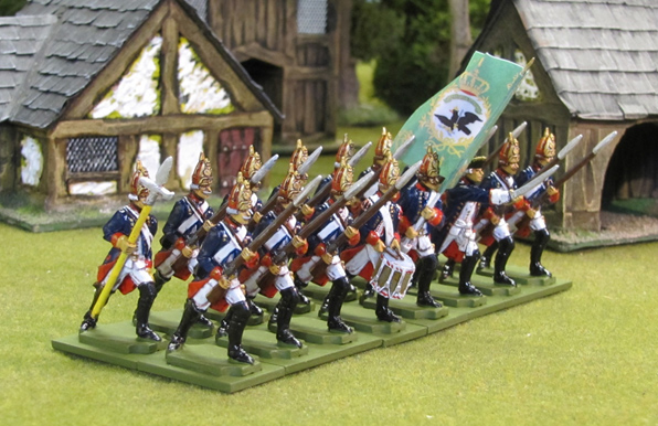 Seven Years' War 40mm scale semi-flat soldiers Seven Years' War 40mm scale semi-flat soldiers
