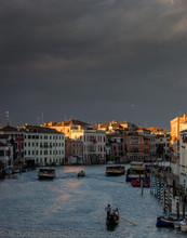 The Grand Canal with an approaching storm. Images from Venice, Italy by  Jill Buckner and Richard Mack. Part of the Two Photographers | One Vision project.
