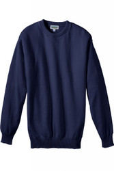 Unisex Jersey-Stitch Crew Neck Sweater