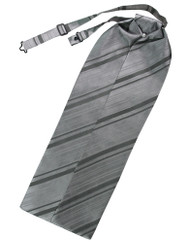 Striped Satin Ascot