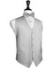Silver Silk Faille Vest