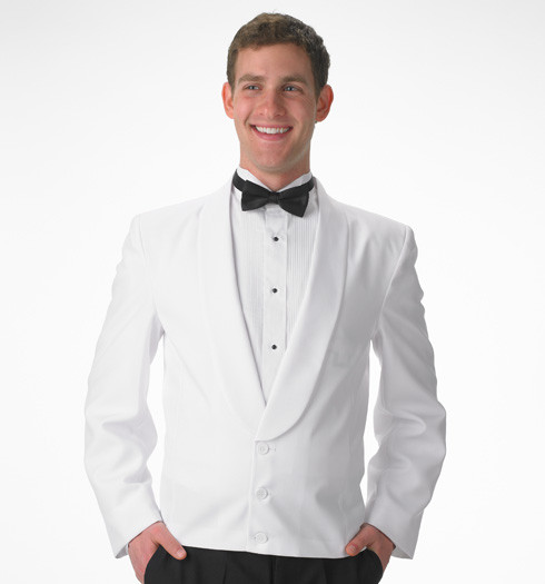 Men's Eton Jacket in White #7305