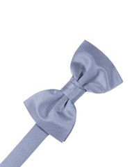 Solid Satin Periwinkle Bowtie