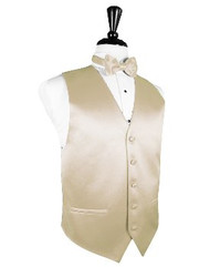 Bamboo Solid Satin Vest