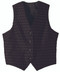Black Swirl Brocade Vest